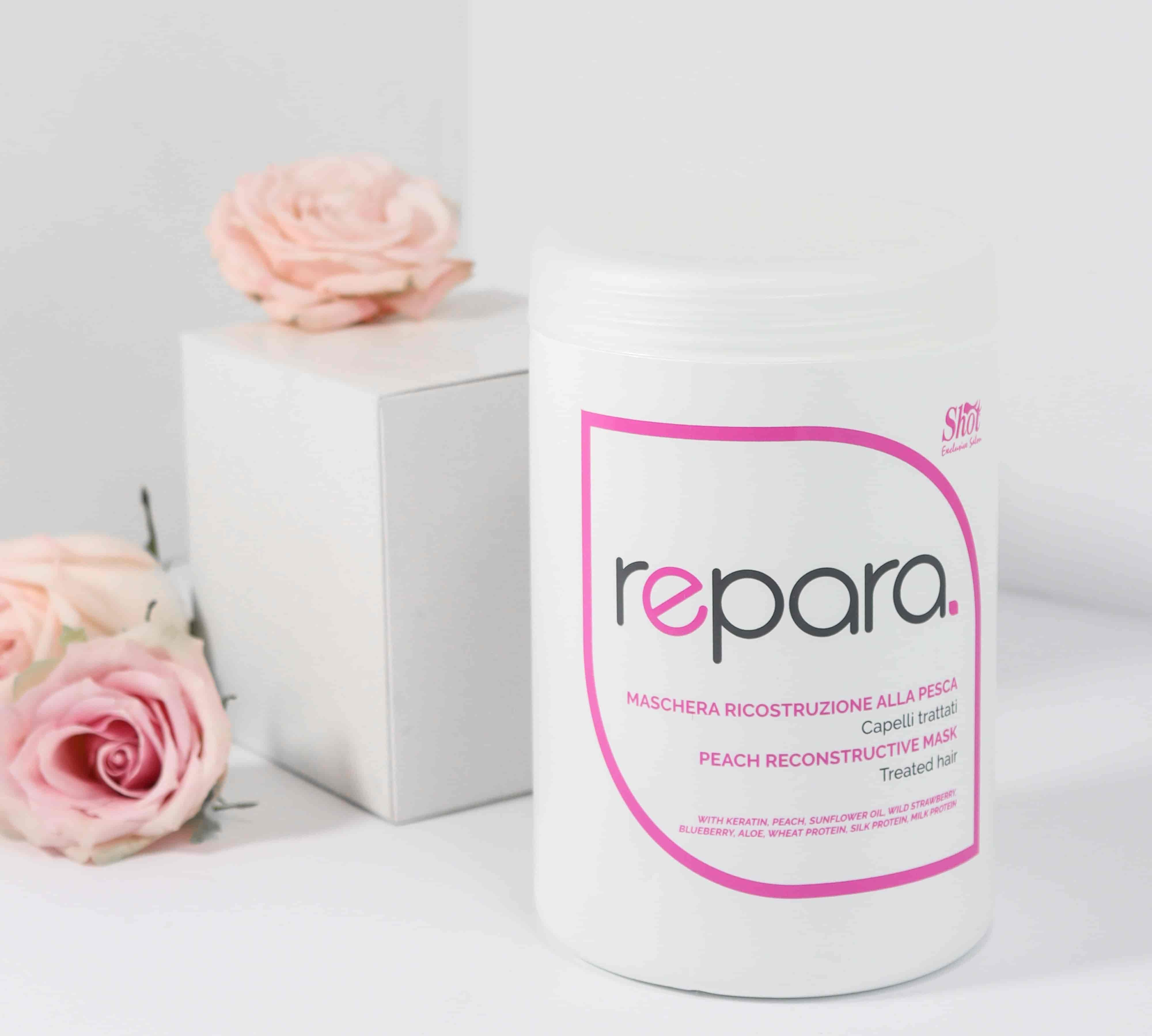 Відновлювальна ліпідна маска з персиком для пошкодженого волосся SHOT Peach Reconstructive Mask, 1000 ml - 2